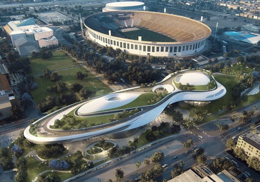 Proposed museum for LA's Exposition Park