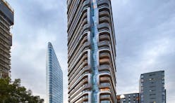 UNStudio's Canaletto Tower along nine-acre City Road canal basin completes
