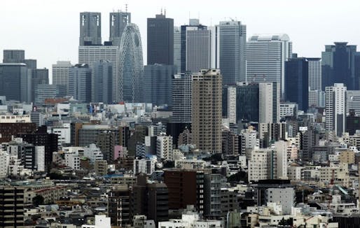 High-rise buildings soar in Tokyo. (AP Photo/Shuji Kajiyama)