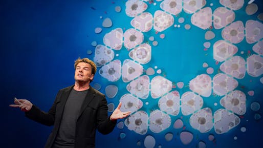 Bjarke Ingels speaking at April's TED conference. Image courtesy of TED Talk