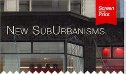 Screen/Print #18: "New SubUrbanisms" by Judith K. De Jong