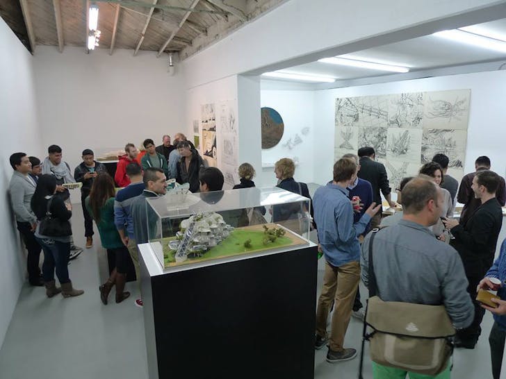 'Glen Small: Recovery Room' opening. Image courtesy of Orhan Ayyüce.