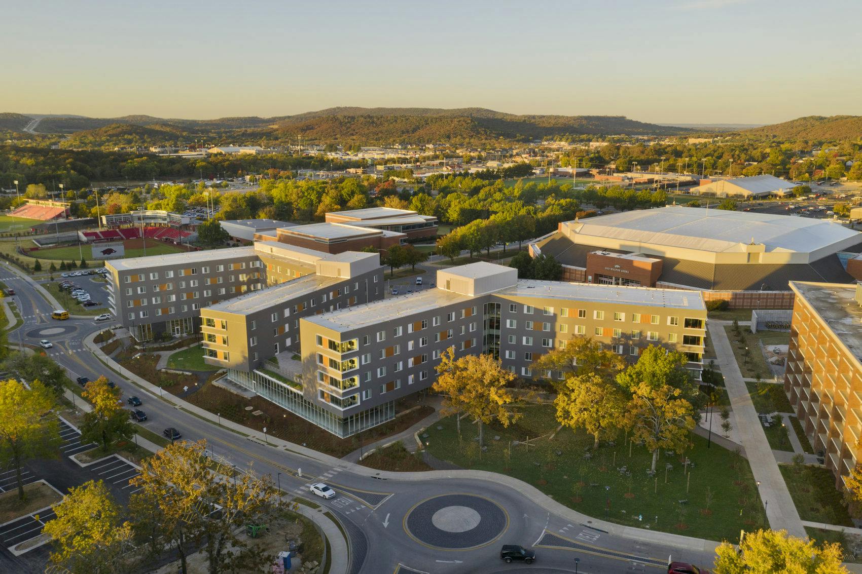 University of Arkansas debuts the largest mass timber building in the U