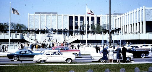 The Los Angeles County Museum of Art on Wilshire Boulevard in 1965. (Photo: George Garrigues; Image via Wikipedia)