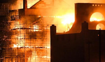 Glasgow School of Art engulfed by fire, again!