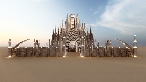 Temple of Together by Caroline Ghosn. Design rendering by Maissa Sader
