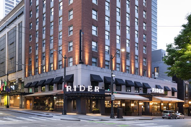 Hotel Theodore & Rider Restaurant (Image: Willian P. Wright)