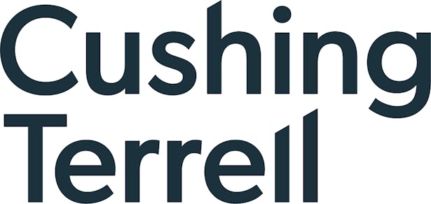 Cushing Terrell logo. Cushing Terrell was founded in 1938 by architects Ralph Cushing and Everett Terrell. They acted on the belief that integrating architecture, engineering, and design opened the doors for deepened relationships and enhanced creativity — the foundations of our design practice and what still defines us today. 