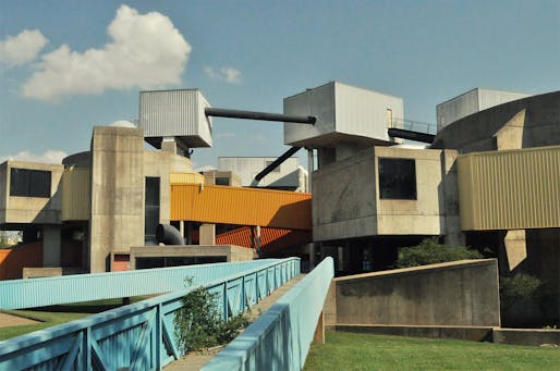 Oklahoma City's Mummers Theater, designed by 'Harvard Five' John M. Johansen, shared the fate of a variety of brutalist buildings that did not survive 2015. (Image via okcmod.com)