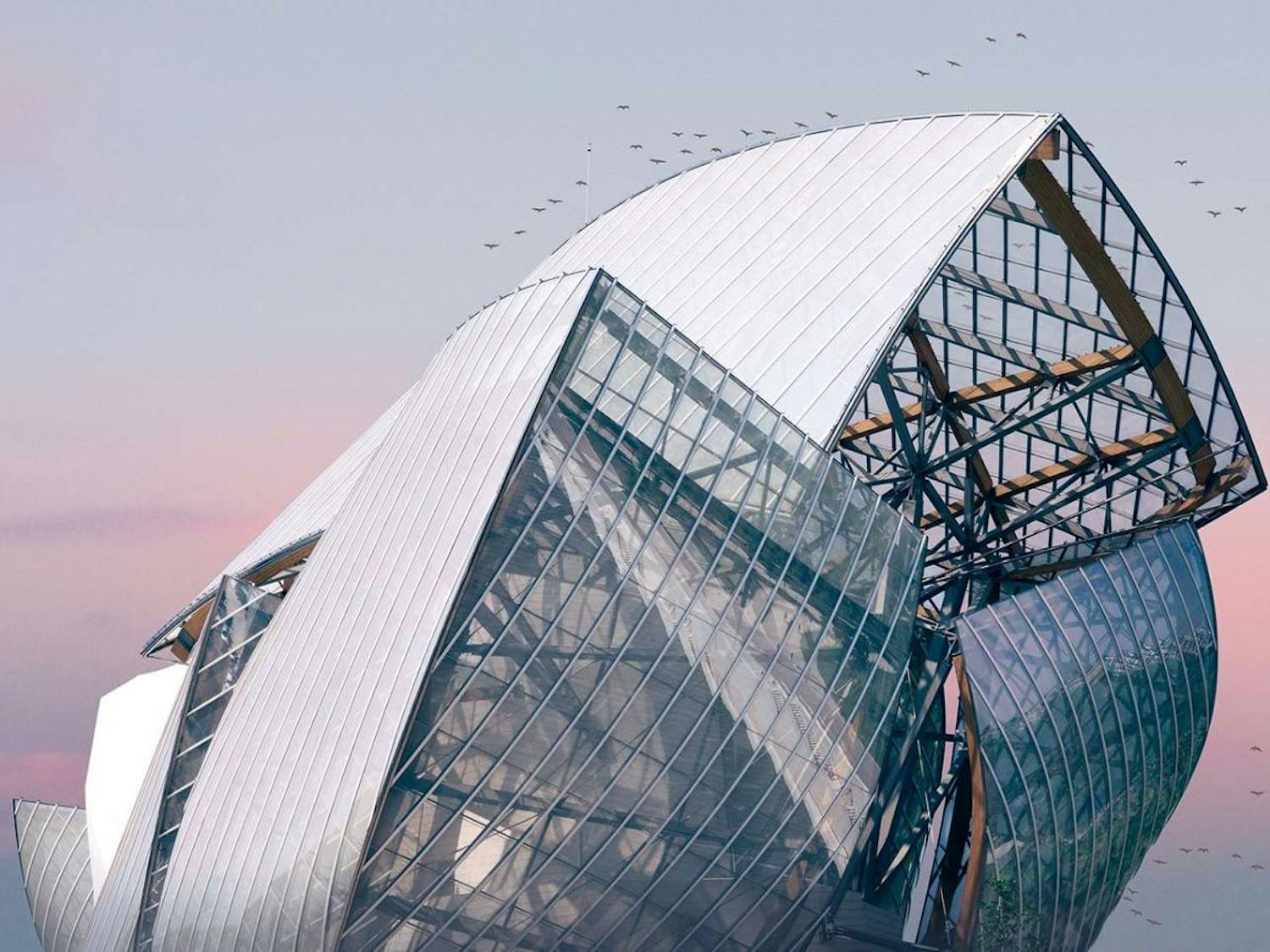 Fondation Louis Vuitton Building in Paris by Frank Gehry