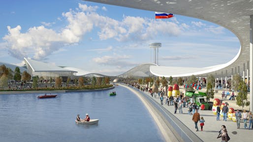 Park Russia winning proposal by Cushman & Wakefield consortium. Image © Gillespies LLP