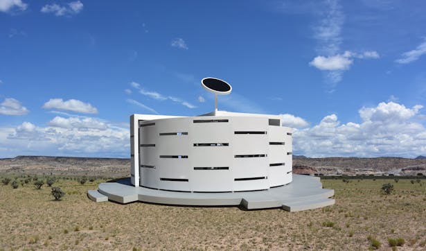 The Rotating Radius House, an interactive experimental architecture project.