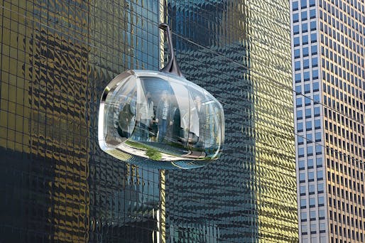 The Aerial Cable Car. Rendering: Marks Barfield Architects and Davis Brody Bond.
