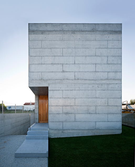 Exterior of the house in Moreira, Maia, Portugal (Photo- Javier Callejas)