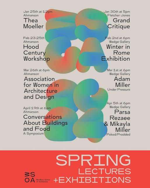 Lecture poster courtesy of Woodbury University School of Architecture