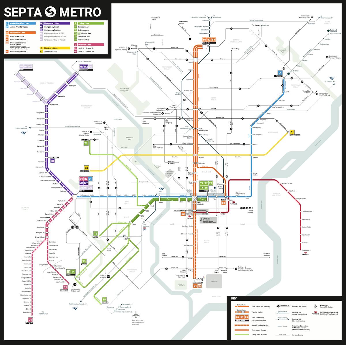 Philadelphia's planned SEPTA wayfinding redesign is gaining traction online