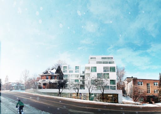Nimmons Court Rendering. Image: Sturgess Architecture.
