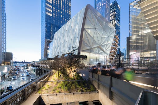 ​Name: The Shed. Designers: Diller Scofidio + Renfro (Lead Architect) and Rockwell Group (Collaborating Architect). Photo courtesy Design Museum.