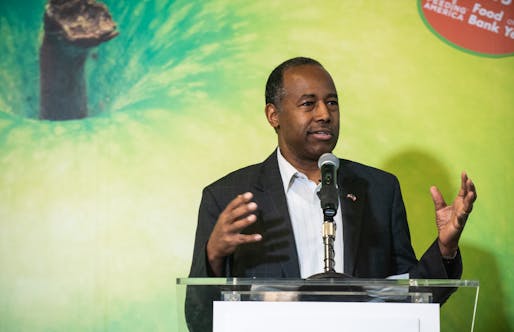 HUD Secretary Ben Carson in 2018, Image courtesy United States Department of Housing and Urban Development (HUD).
