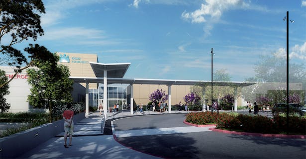 New Drop-Off to Serve New and Existing Program. Render Credit: CO Architects, Inc.