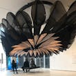 The Black Flower Antenna was Felecia Davis's contribution to the 2021 "Reconstructions: Architecture and Blackness in America" exhibition at the Museum of Modern Art in New York. The design/assembly team included: E. Brau, T. Dimick, B. Evrim, J. Heilman,C. Jones, N. Keyvani, F. Oghazian, A. Sutley, L. Washesky, S. White Sr. Credit: Felecia Davis.