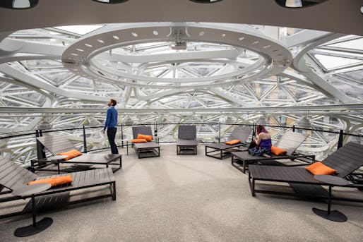 Inside Amazon's current Seattle HQ. Photo: Ashlyn Gehrett/Flickr
