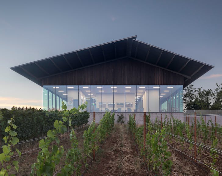 Waechter Architecture strives for a simple, elemental architecture. Shown: Furioso Winery; Image courtesy of Waechter Architecture.