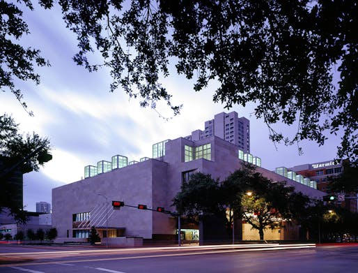 The property for the expanded MFAH is vis-à-vis the Audrey Jones Beck Building, designed by Rafael Moneo © MFAH