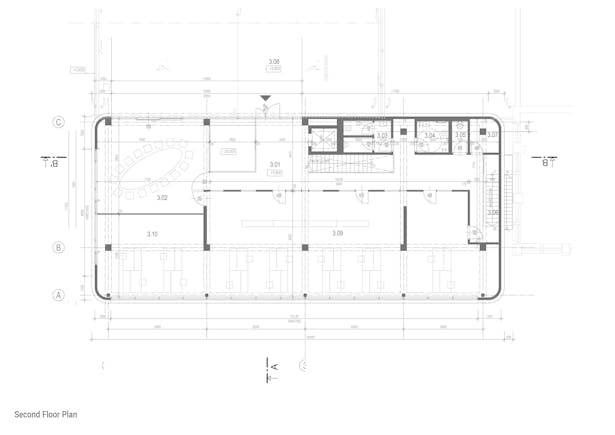 Second floor plan ellement architects