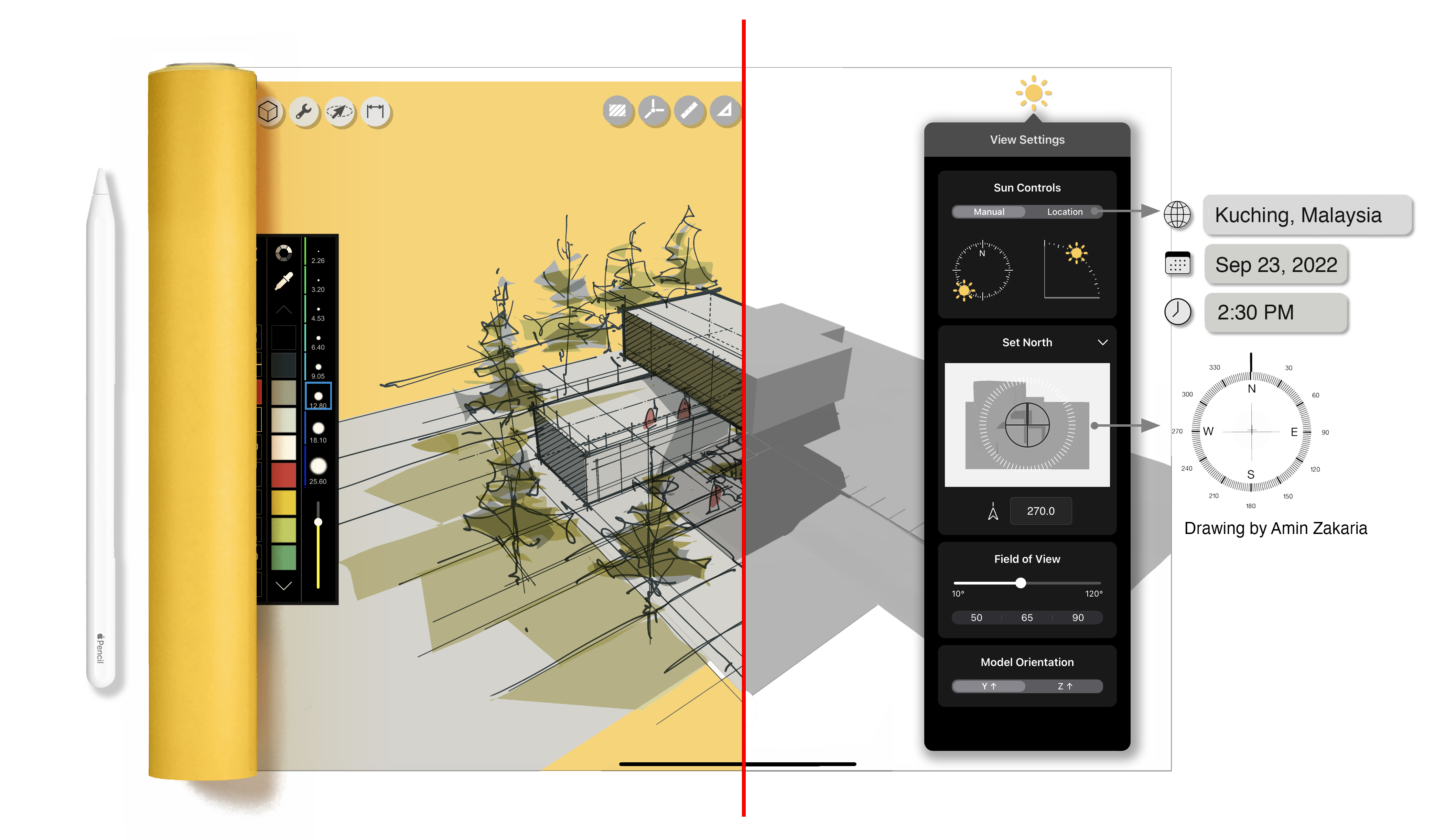 Architects can now add accurate sun positioning in real-time with Morpholio Traces new Shadow Maker tool News Archinect