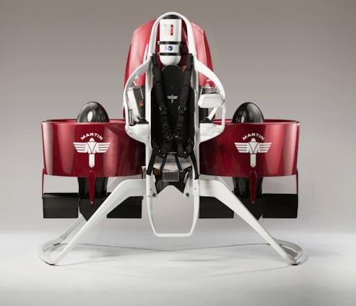 Dubai recently agree to a future purchase of jetpacks from Martin Aviation, for use by emergency responders. Credit: Martin Aviation