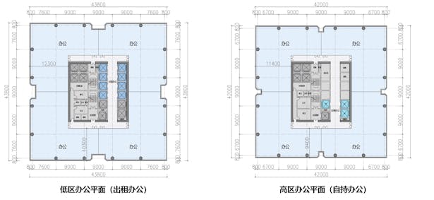 Office typical floor plan
