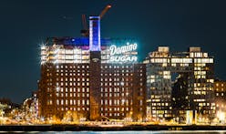 Brooklyn’s historic Domino Sugar Factory restoration lights up with signs of progress