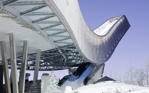 The JDS-designed Holmenkollen Ski Jump in Oslo, Norway