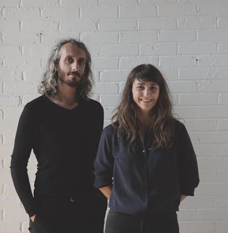 Founders Antonio Di Bacco and Cécile Combelle. Photo Credit: Atelier Barda.