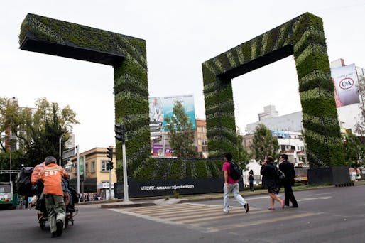 The eco-sculptures were installed across Mexico City by a nonprofit called VerdMX. 
