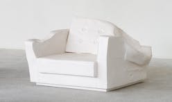 "Charles and Ray Eames, meet Freddy Krueger": artist creates deformed furniture