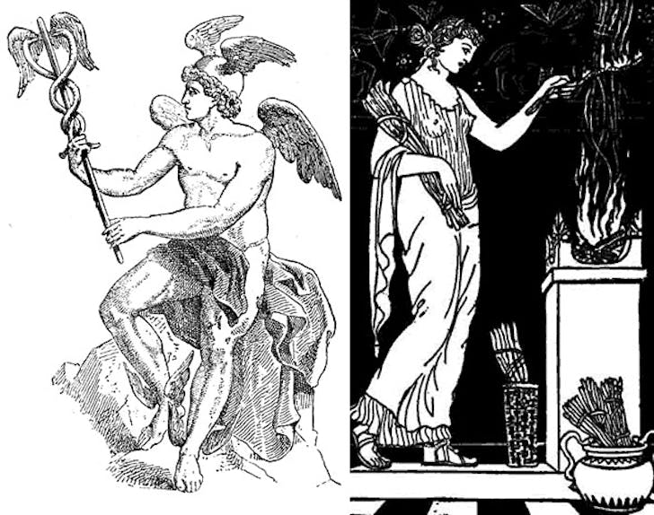 Figure 1 - Hermes and Hestia