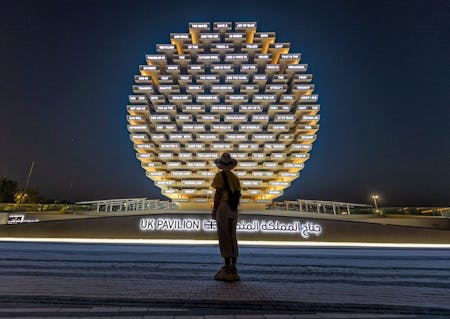 The UK Pavilion at Expo 2020 Dubai, designed by Es Devlin. Image © Alin Constantin Photography