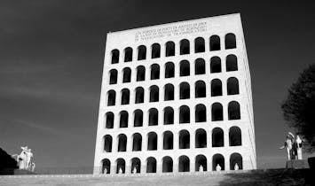 The architectural eclecticism of Mussolini's Italy