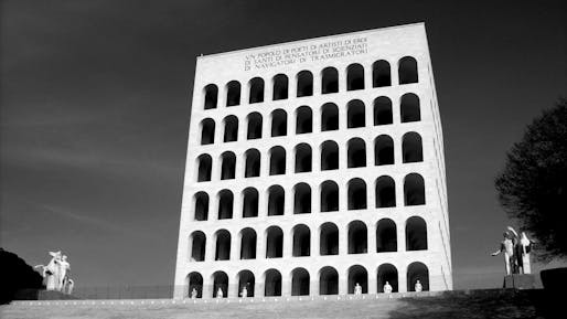 The EUR building in Rome remains one of the most iconic buildings from Fascist Italy. Image via wikimedia.org