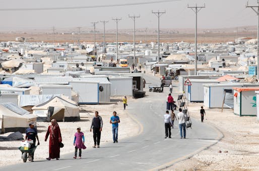 Zaatari refugee camp in Jordan. Photo: Dominic Chavez/World Bank/<a href="https://www.flickr.com/photos/worldbank/14342976031/in/photostream/">Flickr</a> (CC BY-NC-ND 2.0)