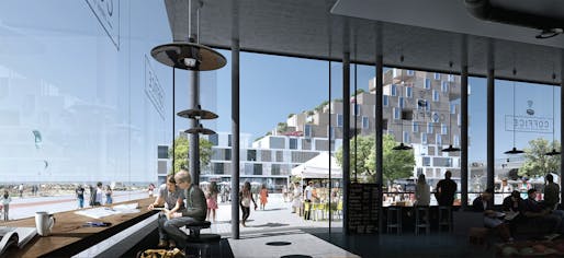 Winning FAR ROC Phase 2 design by White Arkitekter, Stockholm, Sweden: Coffice