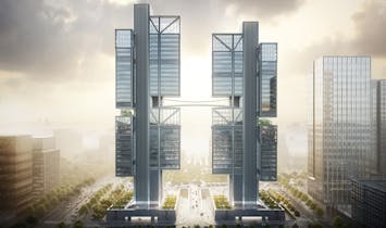 Foster + Partners' new Shenzhen HQ for drone maker DJI will feature robot fighting rings