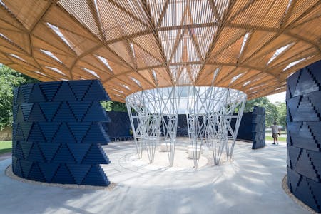 Serpentine Pavilion 2017, designed by Diébédo Francis Kéré. Serpentine Gallery, London (23 June – 8 October 2017) © Kéré Architecture, Photography © 2017 Iwan Baan