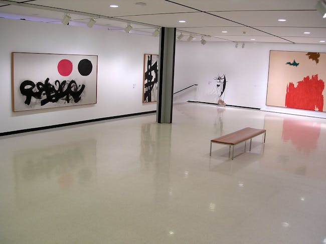 Inside the Albright-Knox Gallery. Image by TonyTheTiger via wikipedia.com