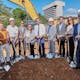 Jersey City Mayor Steven Fulop and other municipal officials joined development partners to break ground on new 53-story rental at 499 Summit Ave.