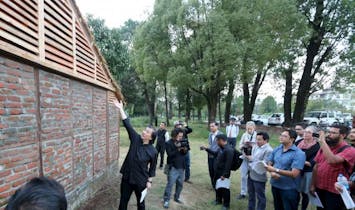 Shigeru Ban builds earthquake-proof homes in Nepal: "I'm encouraging people to copy my ideas. No copyrights."