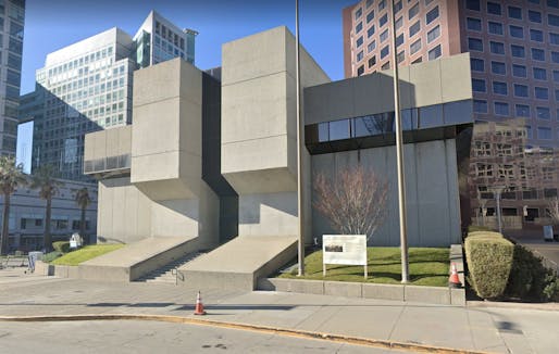 The Bank of California building in San Jose, California. Image: Google Maps