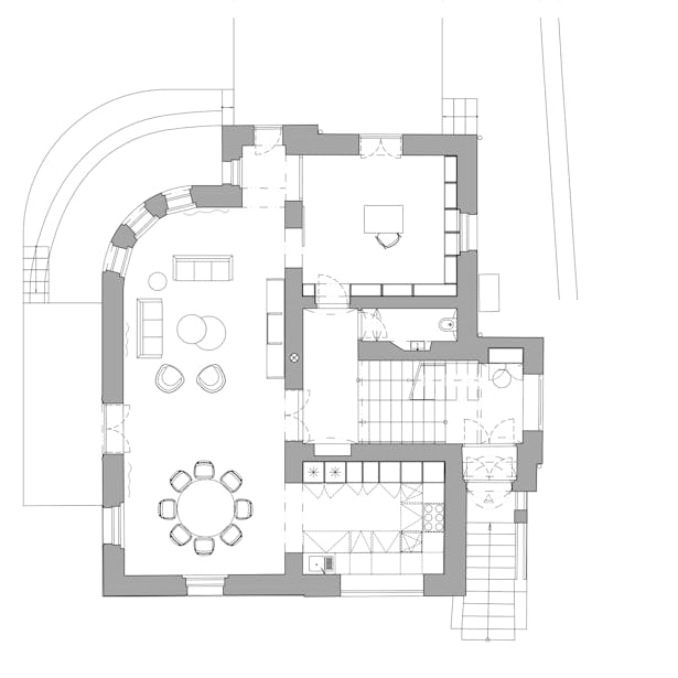 First Floor Plan Karnet architekti